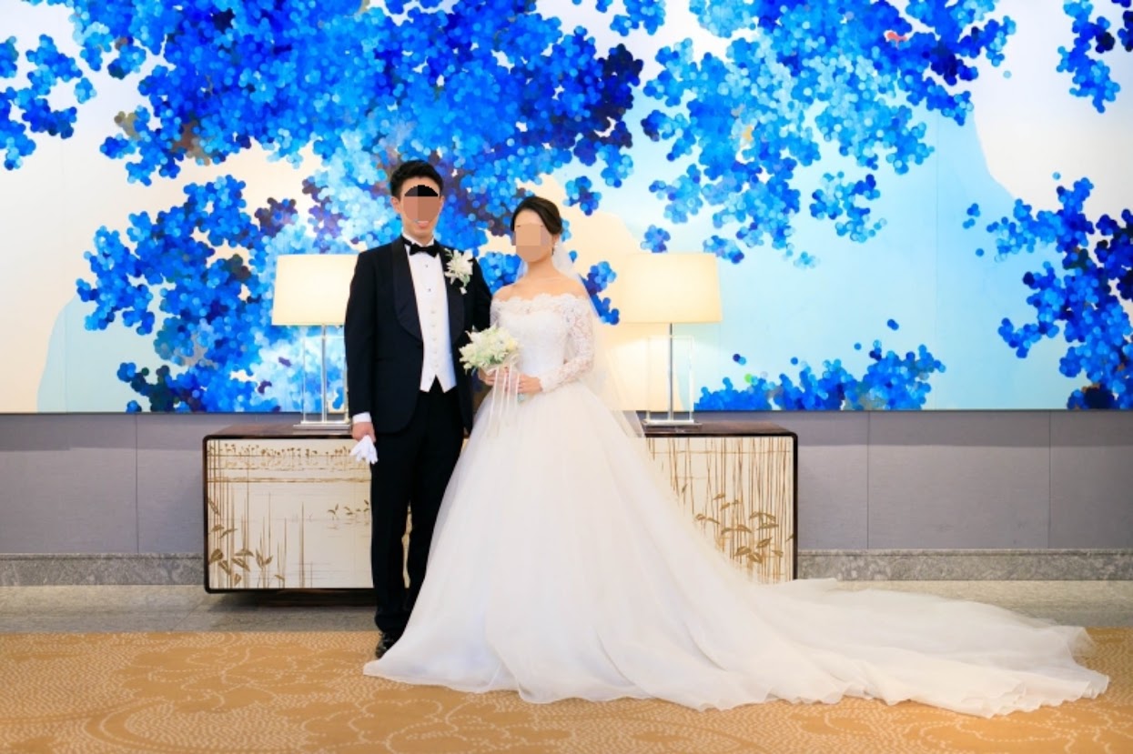 ウェディングレポート パレスホテル東京花嫁様 Ayumiwedding 骨格診断カラー診断顔タイプ診断